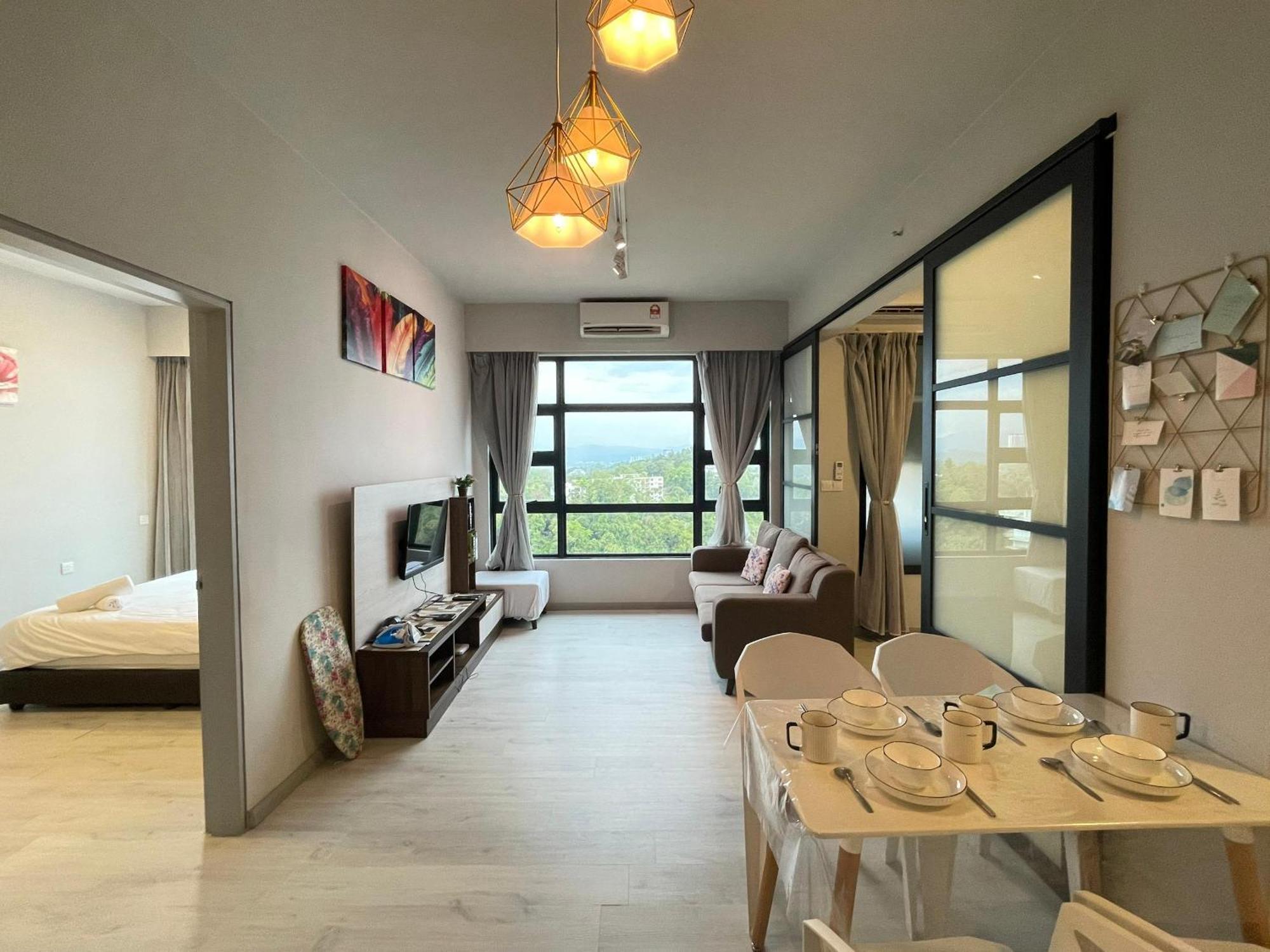 Vv Homestay Jesselton Quay Surla Sabah Mall Kk 亚庇贵赴行馆 Кота-Кинабалу Экстерьер фото